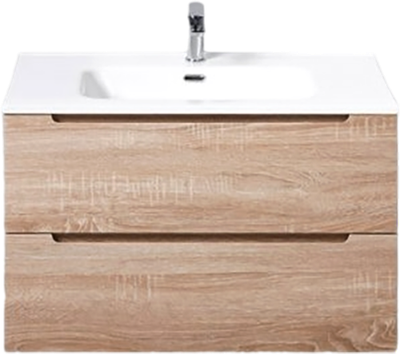 Тумба с умывальником BelBagno Etna-800-2C-SO-WO-P + BB800ETL - фото