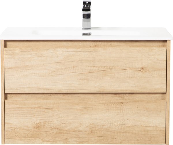 Тумба с умывальником BelBagno Kraft-800-2C-SO-RNN + BB800ETL - фото