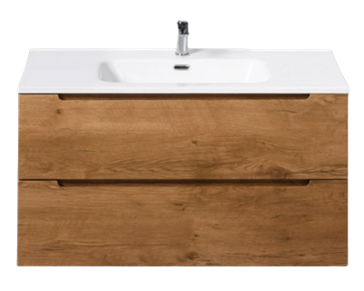 Тумба с умывальником BelBagno Etna-900-2C-SO-RN-P + BB900ETL - фото