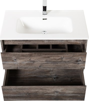 Тумба с умывальником BelBagno Kraft-800-2C-SO-PP + BB800ETL