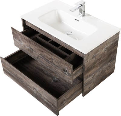 Тумба с умывальником BelBagno Kraft-800-2C-SO-PP + BB800ETL