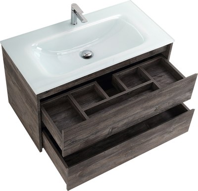 Тумба с умывальником BelBagno Kraft-800-2C-SO-PP + BB800ETL