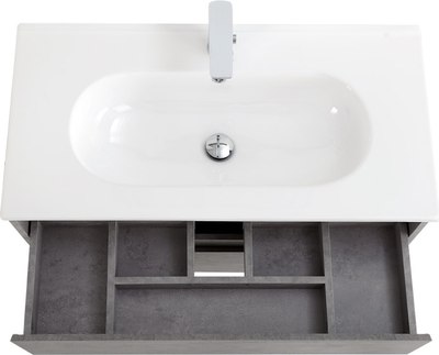 Тумба с умывальником BelBagno KRAFT-800-2C-SO-CG + BB800ETL