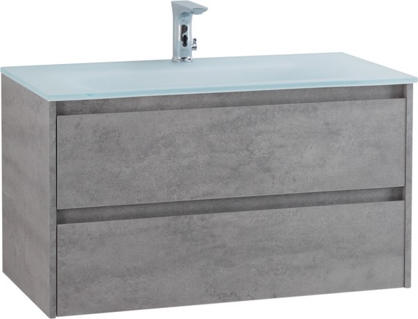 Тумба с умывальником BelBagno Kraft-900-2C-SO-CG + BB900ETL