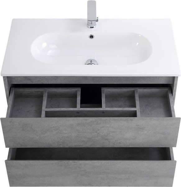 Тумба с умывальником BelBagno Kraft-900-2C-SO-CG + BB900ETL