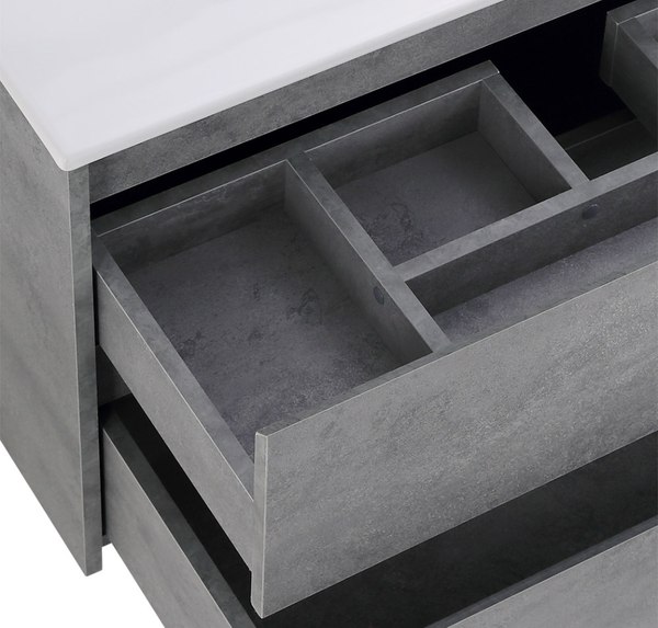 Тумба с умывальником BelBagno Kraft-900-2C-SO-CG + BB900ETL