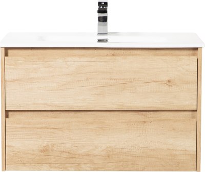 Тумба с умывальником BelBagno KRAFT-900-2C-SO-RNN + BB900ETL - фото