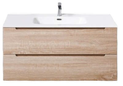 Тумба с умывальником BelBagno Etna-1000-2C-SO-WO-P + BB1000ETL - фото