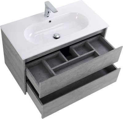 Тумба с умывальником BelBagno KRAFT-1000-2C-SO-CG + BB1000ETL