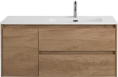 Тумба с умывальником BelBagno KRAFT-1000-2C-1A-SO-RNN-R + BB1000ETL-R - фото