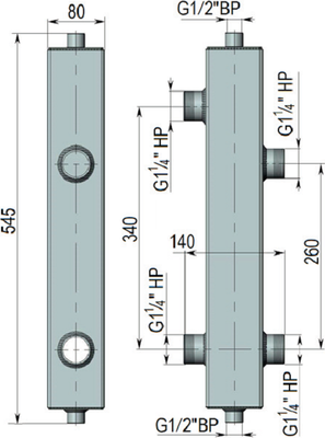 Гидрострелка Стэн До 70кВт