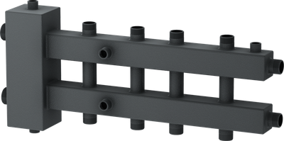 Гидрострелка Стэн Горизонтальный с коллектором ГРК-5 до 70кВт - фото