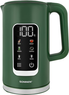 Электрочайник Sonnen KT-8723EG / 454689 (изумрудный) - фото