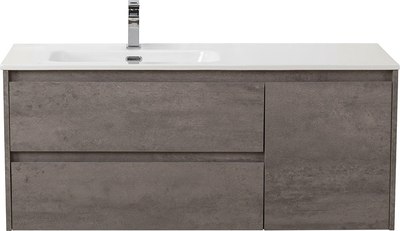 Тумба с умывальником BelBagno KRAFT-1000-2C-1A-SO-CG-L + BB1000ETL-R - фото