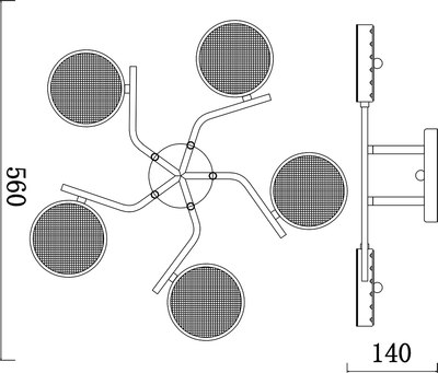 Люстра ESCADA 10273/5LED
