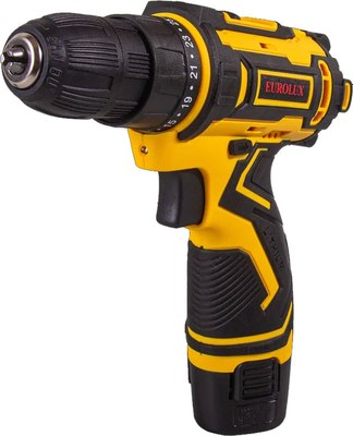 Аккумуляторная дрель-шуруповерт EUROLUX ДА-12/2-1Li ( 72/14/68) - фото