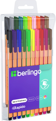 Набор капиллярных ручек Berlingo Rapido / CK_40020 - фото