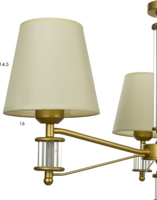 Люстра BayerLux 1091/3GD / 5443323