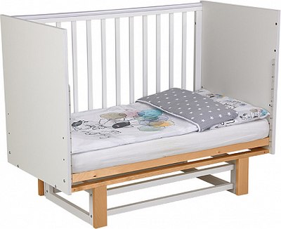 Детская кроватка Polini Kids Simple 342 с маятником / 0003168-17