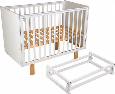 Детская кроватка Polini Kids Simple 342 с маятником / 0003168-17