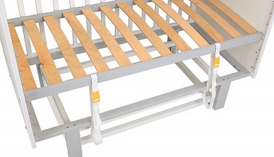 Детская кроватка Polini Kids Simple 342 с маятником / 0003168-16