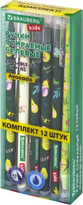Набор гелевых ручек Brauberg Kids Avocado / 144100 - фото
