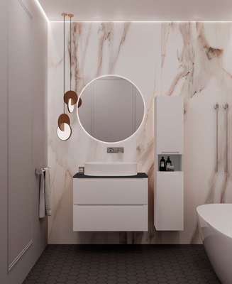 Столешница для ванной ЗОВ CLDSP18H695458C1