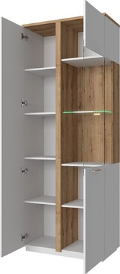 Шкаф с витриной Anrex Mateo 1V1D L