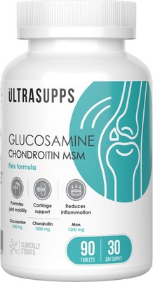 Хондропротектор Ultrasupps Глюкозамин Хондроитин МСМ Флекс Формул - фото