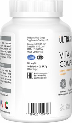 Витаминно-минеральный комплекс Ultrasupps Витамин В Комлекс