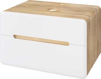 Тумба под умывальник Raval Solare 80 / Solr.01.80/P/DG-W/RL - фото