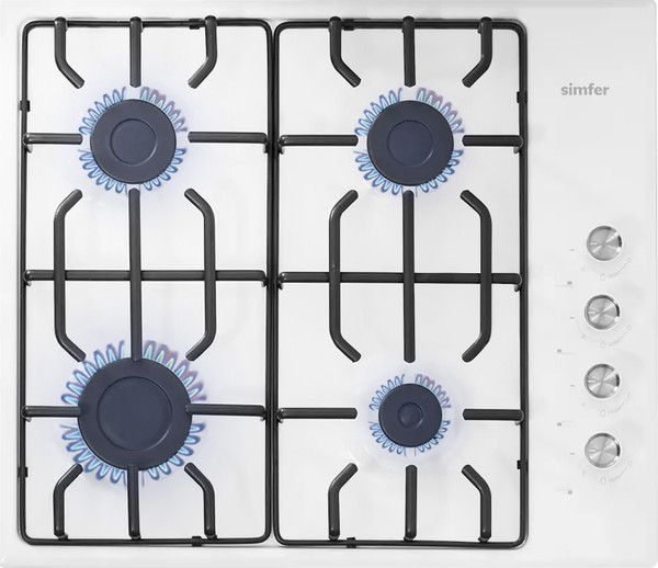 Газовая варочная панель Simfer H60Q40W471 - фото