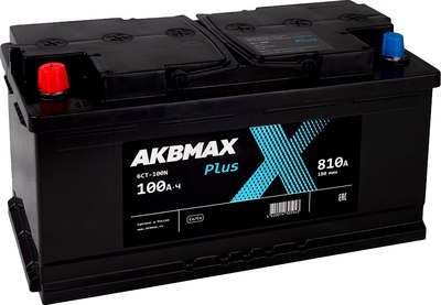 Автомобильный аккумулятор AKBMAX R Plus 100R L5 - фото