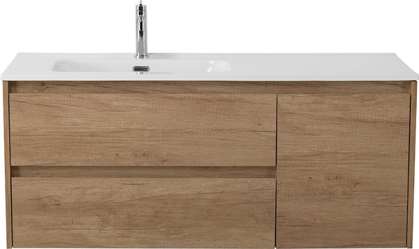 Тумба с умывальником BelBagno KRAFT-1200-2C-1A-SO-RNN-L + BB1000ETL-L - фото