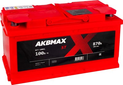 Автомобильный аккумулятор AKBMAX L ST 100L L5 - фото