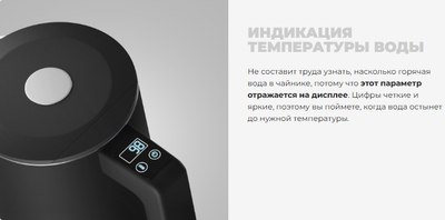 Электрочайник Redmond SkyKettle KM231S (черный)