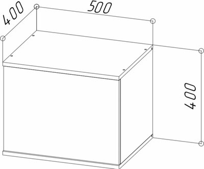 Антресоль НК Мебель Stark 50 / 69211490
