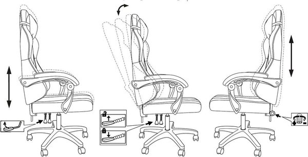 Кресло геймерское Бюрократ Zombie Void