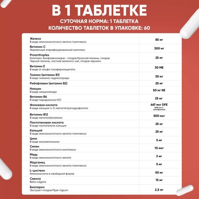 Комплексная пищевая добавка Matwave Hema-Plex / ND-4683