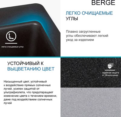 Мойка кухонная Berge BR-6800