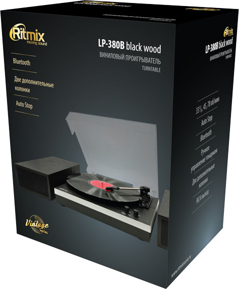 Проигрыватель виниловых пластинок Ritmix LP-380B