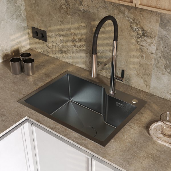 Мойка кухонная Axus LS-6045BD