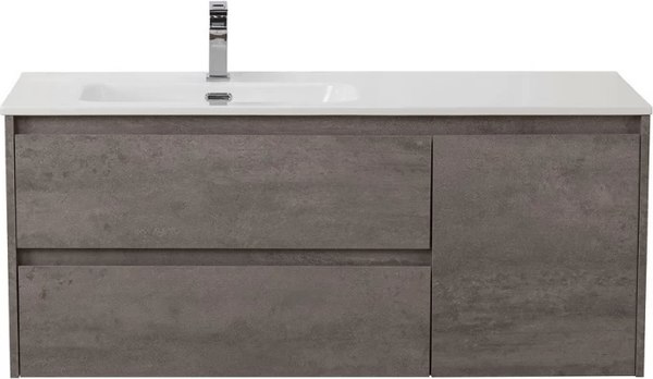 Тумба с умывальником BelBagno KRAFT-1000-2C-1A-SO-CG-L + BB1000ETL-L - фото