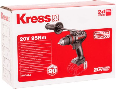 Аккумуляторная дрель-шуруповерт Kress KUC33.9