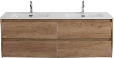 Тумба с умывальником BelBagno KRAFT-1200-4C-SO-2-RNN + BB1200-2-ETL - фото