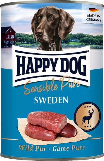 Влажный корм для собак Happy Dog Sensible Pure Sweden Оленина / 61080 - фото