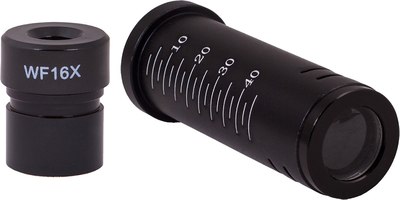 Линза Барлоу Levenhuk 2x и окуляр WF16x для Levenhuk 2L/2L Plus / 80726 - фото