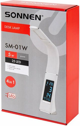 Настольная лампа Sonnen SM-01W / 238233