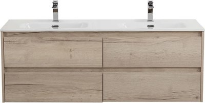 Тумба с умывальником BelBagno KRAFT-1400-4C-SO-2-RGB + BB1200-2-ETL - фото