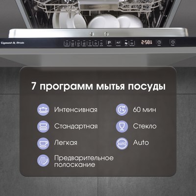 Посудомоечная машина Zigmund & Shtain DW 308.6